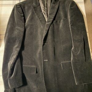 Vintage Merona Men’s Velvet Black Blazer